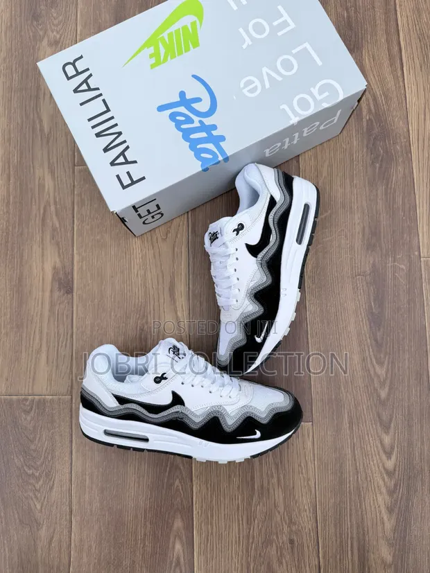Nike Air Max 1 Patta "Black White" Sneakers - 1