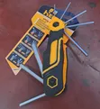8 Pc Folding Allen Wrench Set - 2