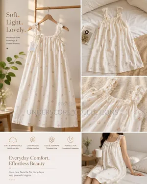 Comfortable Nightwear Dresses - L, XL, XXL