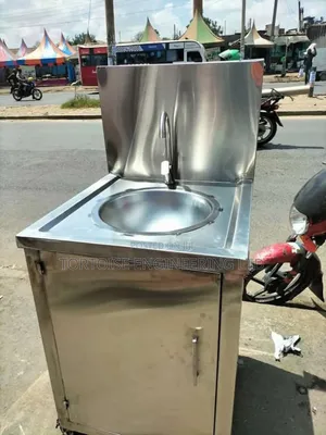 Stainless Steel Hand Washing Station Sink 600x600x900mm