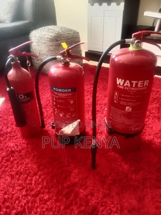 Fire Extinguishers (13kg, 8.5kg, 7.6kg) - Powder, CO2, Water - 1