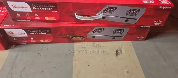 Ramtons RG518 2-Burner Gas Cooker - 1