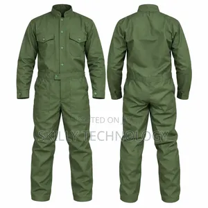 Plain Jungle Green Overall