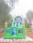 Large Inflatable Bouncing Castle with Slide - For Sale/Hire - 2