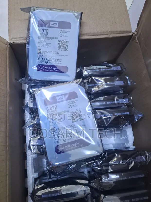 6TB WD Purple Surveillance HDD - 1