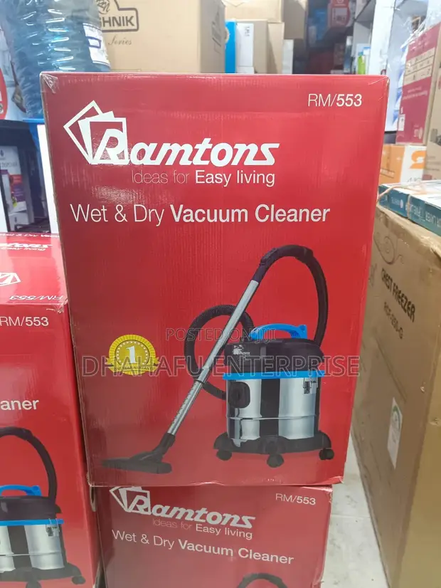 Ramtons RM/553 21L Wet Dry Vacuum Cleaner – 1400W - 1
