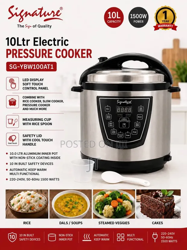 10L Signature Electric Pressure Cooker - 1