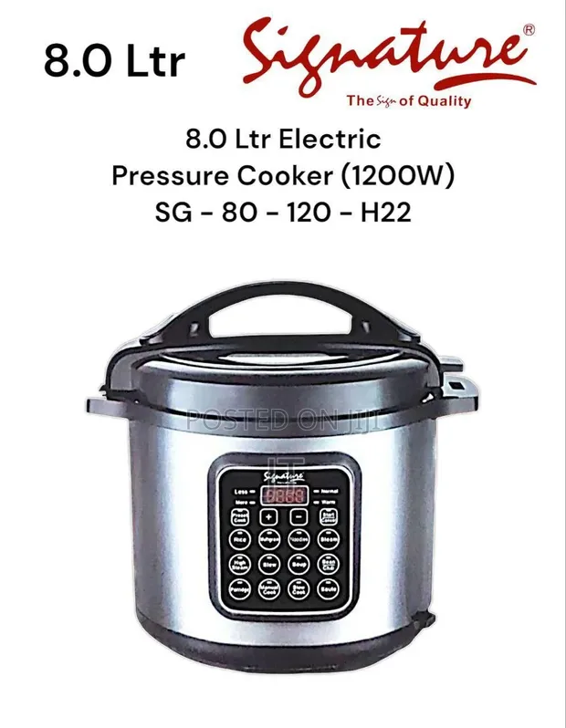 Signature Electric Pressure Cooker 8L - 1