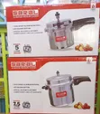 Saral Aluminum Pressure Cooker with Extra Lid (3L-12L) - 2