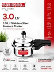Saral Aluminum Pressure Cooker with Extra Lid (3L-12L) - 3