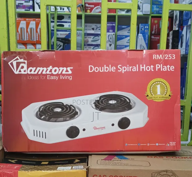 Ramtons Double Spiral Hot Plate (RM/253) - 1