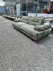 Amber-Ray Green 3 Seater Spring Sofa - 2