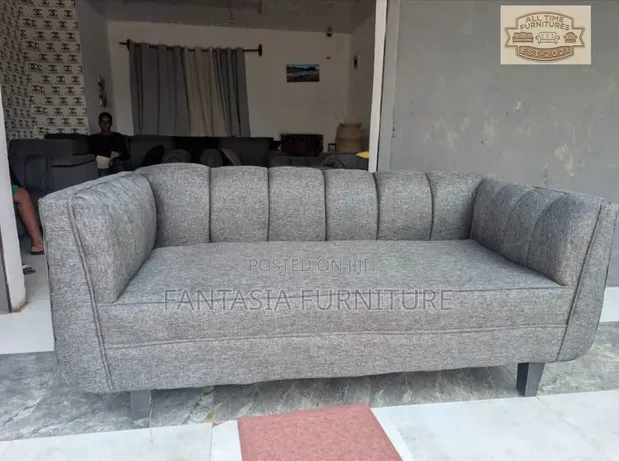 3-Seater Grey Sofa - Brand New - 1