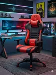 Red Gaming Office Chair - Brand New - 1