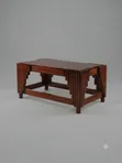 Kingsley Outdoor Lounge Chair & Stools, Kahawa West - 4