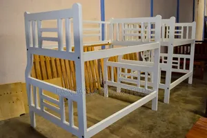 White Double Decker Bed Frame