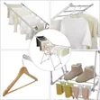 3-Layer Stainless Steel Clothes Rack - 1