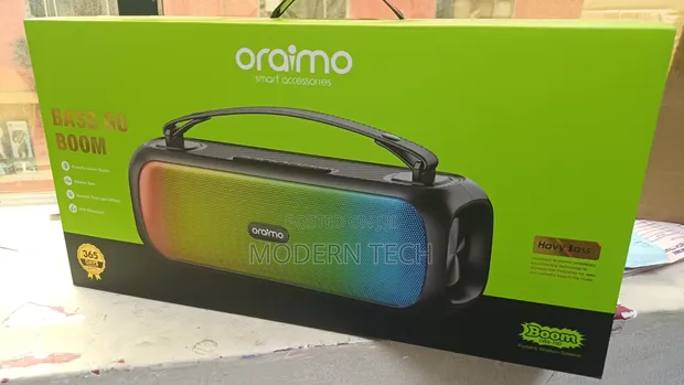 Oraimo Boom 30W Bluetooth Speaker with Party Lights - 1