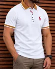 Men's Short Sleeve Cotton Polo Shirts - 2