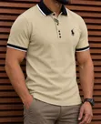 Men's Short Sleeve Cotton Polo Shirts - 5