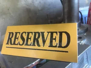 Custom Aluminum Office Labels