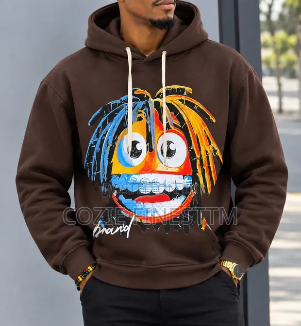 Unisex Heavy Cotton Graffiti Hoodie - 1