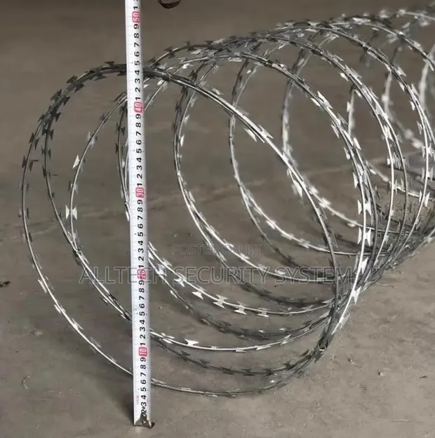 10m Galvanized Razor Wire (450mm) - 1