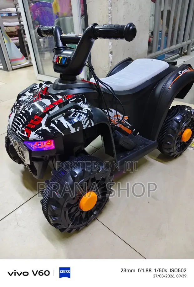 Battery-Powered Electric Ride-on ATV Quad Bike - Graffiti - 1