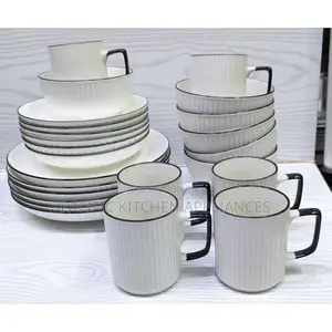 Set ya Chakula cha Jioni ya Kijapani 24 PCS - Mpya Kabisa