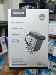 Ugreen 100W GaN Fast Charger with Retractable USB-C Cable (UK Plug) - 1