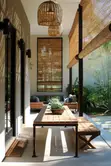 Bamboo Privacy Blinds - Light Filtering Woven Wood Window Covers - 1