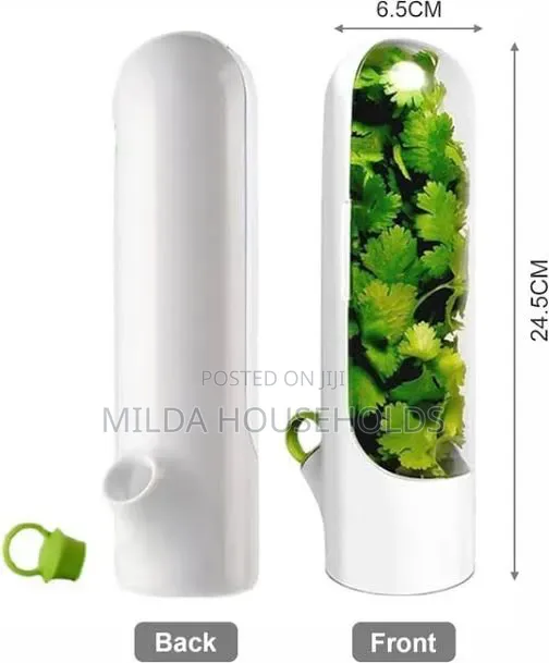 Fresh Keeping Herbs Saver Preservation Bottle - White - 1