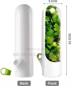 Fresh Keeping Herbs Saver Preservation Bottle - White