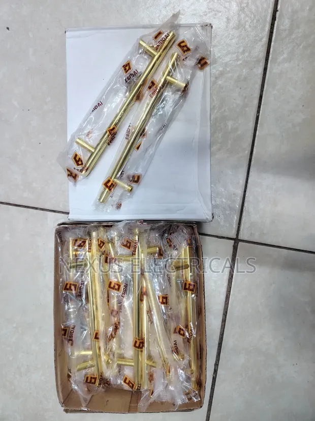 UrbanFast T Handles 128mm Gold - 1