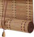 Natural Bamboo Window Shades - Woven Wood Sun Filter Roll Up Blinds - 2