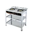 Rebune 2-Gas Commercial Cooker RE-4-65 - 2