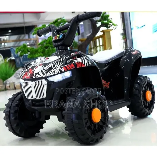 Graffiti Kids Battery Electric Ride-on Quad Bike - 1