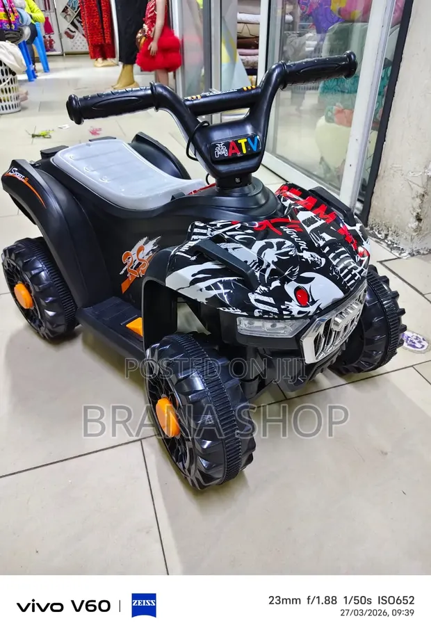 Kids Battery Electric ATV Quad Bike - Graffiti - 1