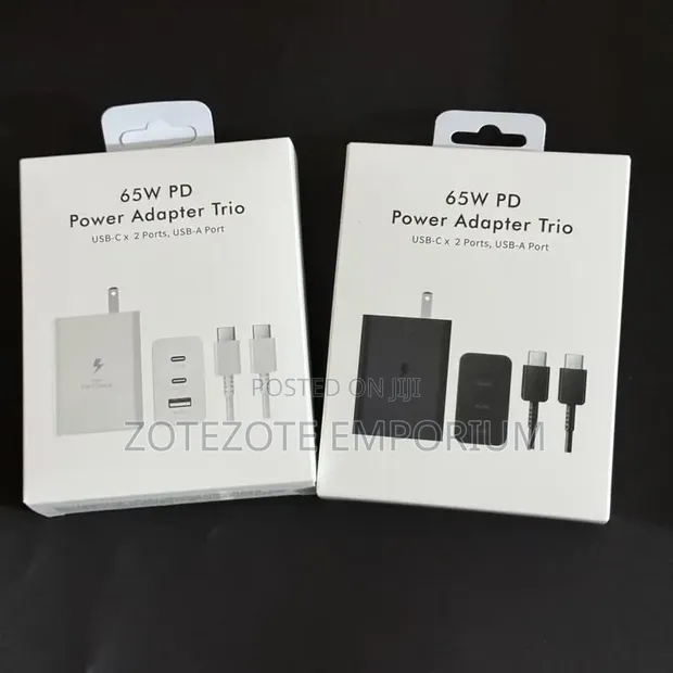 Samsung 65W Adapter Trio - Brand New - 1