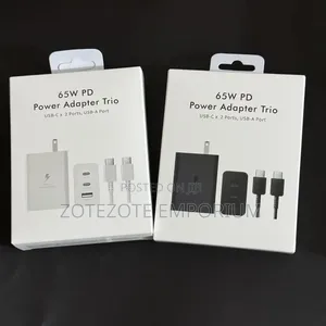 Samsung 65W Adapter Trio - Brand New