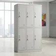 6-Compartment Metal Storage Cabinet - White - 4