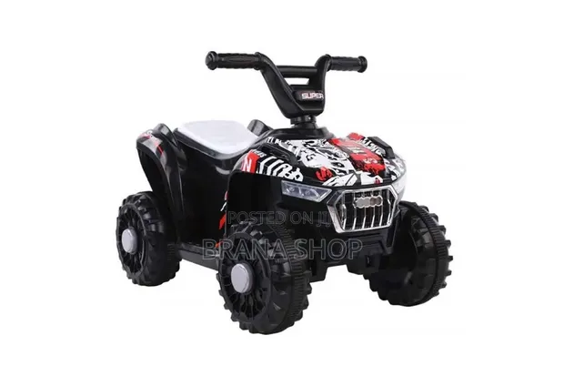 Graffiti 4-Wheel Kids Electric ATV Quad Bike - 1