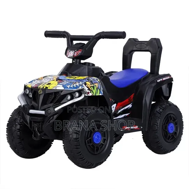 Graffiti Kids Electric Battery-Powered ATV Quad - 1