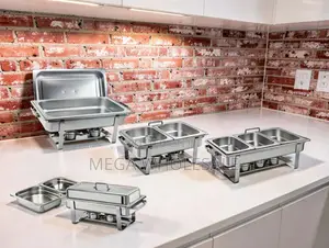 Premium 11L Stainless Steel Triple Chafing Dish Set
