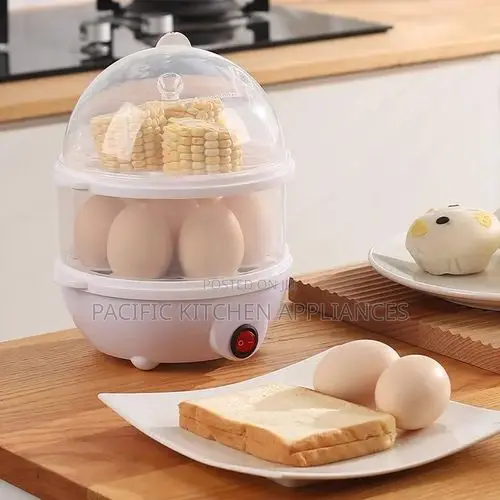 Boiler ya Mayai ya Double Layer & Steamer - 1