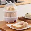 Boiler ya Mayai ya Double Layer & Steamer - 1