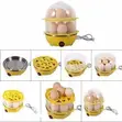 Boiler ya Mayai ya Double Layer & Steamer - 2