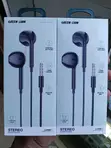 Green Lion Stereo Earphones (1.2M) Black Wired In-Ear - 1