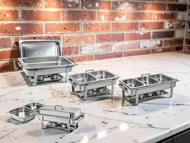 Premium 11L Chafing Dish Set ya Chuma cha Kutuliza ya Tatu - 1