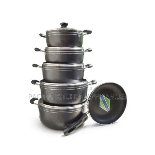 TC 14Pcs Sufuria Nzito Zisizo na Gundi - 1